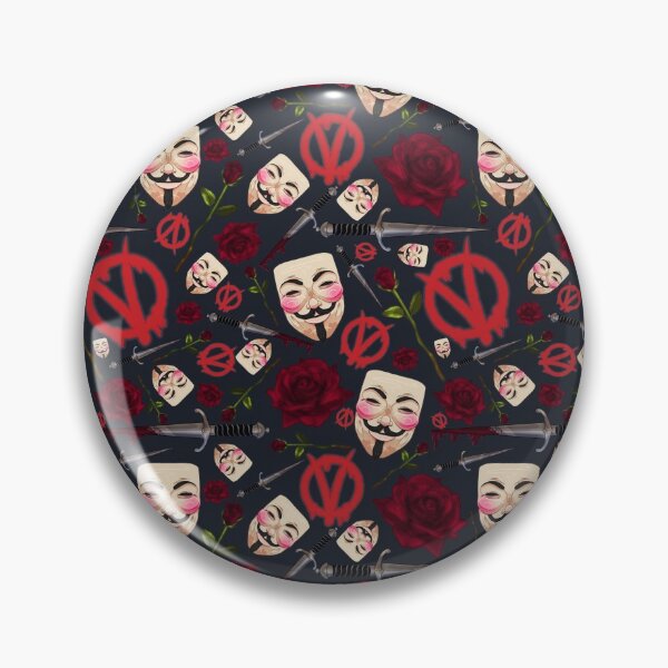 Item preview, V for vendetta but it’s a looping pattern designed and sold by Freckles Fernicola.