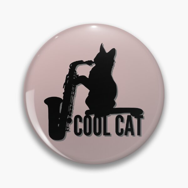 Item preview, Cool Cat Saxophone Player  designed and sold by CozyMarket.