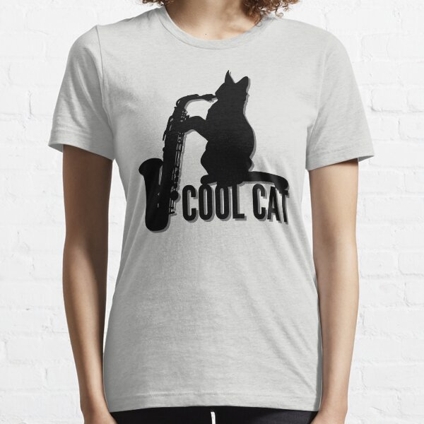 Cool Cat Saxophone Player Essential T-Shirt