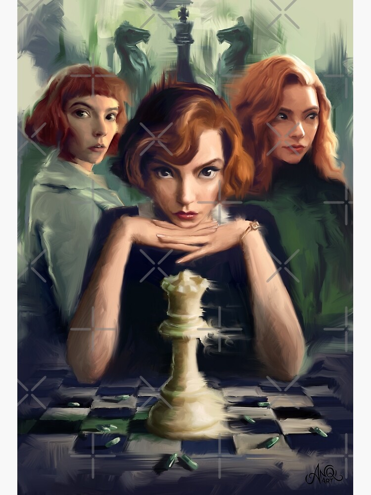 The Queen's Gambit Through The Eyes Of Digital Painters  Queen's gambit,  The queen's gambit, The queen's gambit art