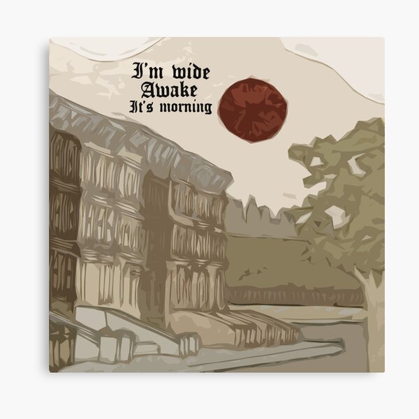 Item preview, I'm Wide Awake it's Morning designed and sold by TrackingSprawl.