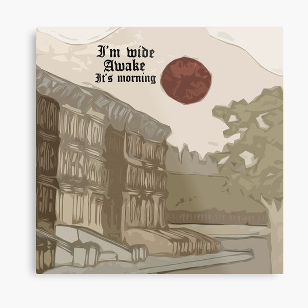 Item preview, I'm Wide Awake it's Morning designed and sold by TrackingSprawl.
