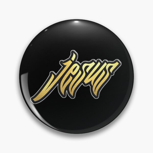 Item preview, Shiny black and Gold JESUS word ver6 designed and sold by smARTwork.