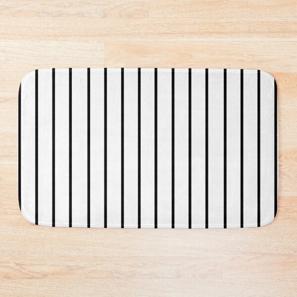 Item preview, Narrow black and white stripes designed and sold by LittleBettyMakes.