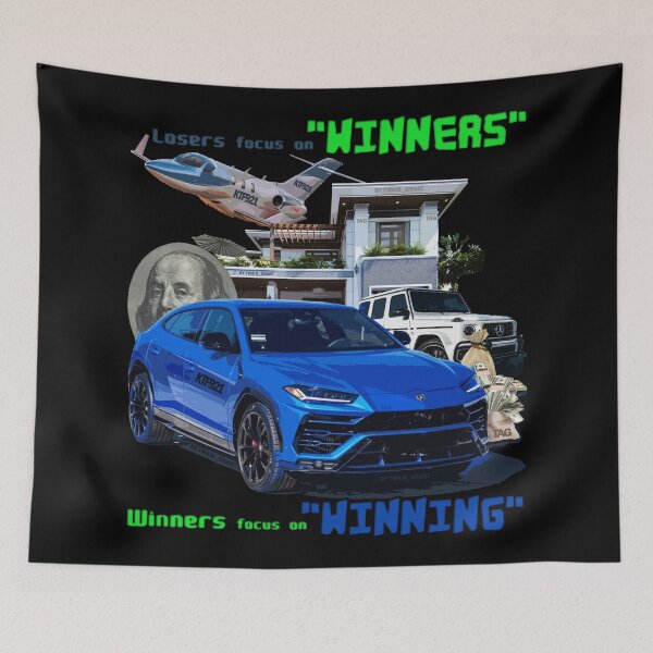 Item preview, Winners focus on Winning, Losers focus on Winners. designed and sold by Twaingrant.