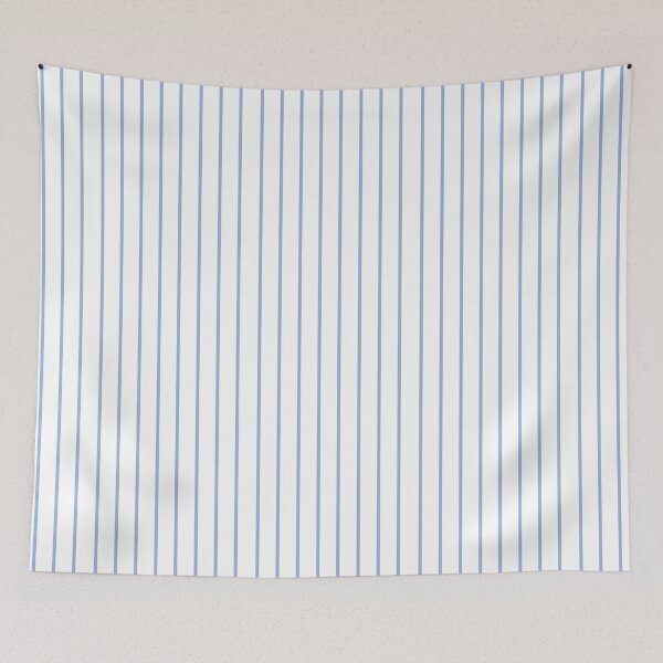 Item preview, Narrow sky blue and white stripes designed and sold by LittleBettyMakes.