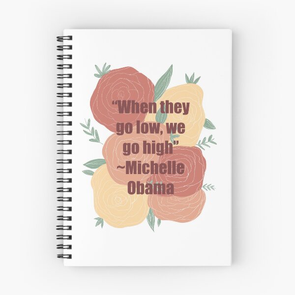 Item preview, "Cuando bajan, nosotros subimos" -Michelle Obama designed and sold by nikkimwilks.
