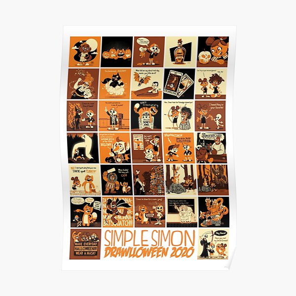 Drawlloween 2020 All Posts! Poster