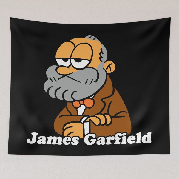 Item preview, James Garfield designed and sold by TrackingSprawl.