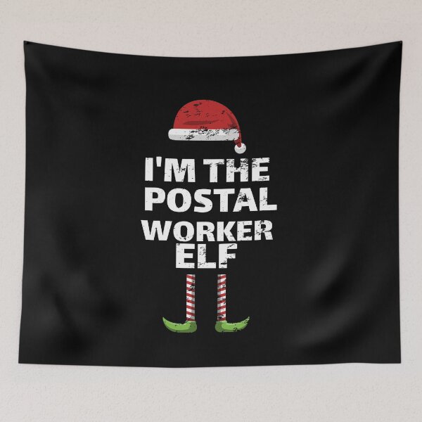 Item preview, Christmas postal worker elf matching group costume Retro Vintage designed and sold by Jeangel97.