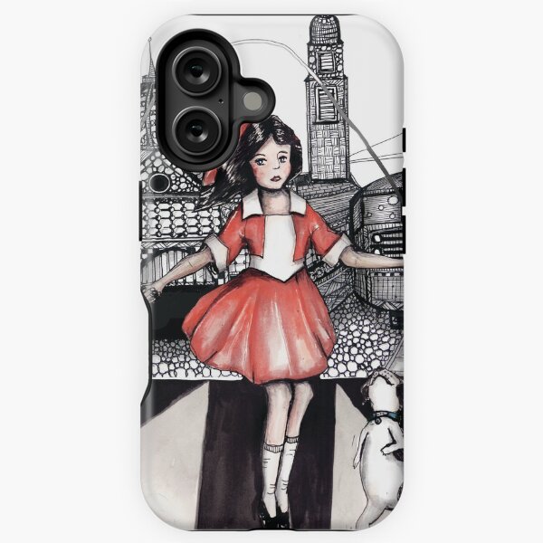 Skipping girl Melbourne little Audrey iPhone Tough Case