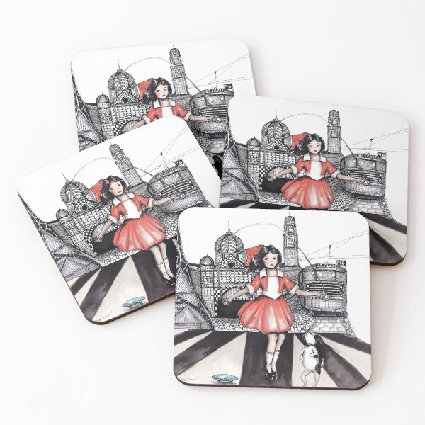 Item preview, Skipping girl Melbourne little Audrey designed and sold by Jenny Wood.