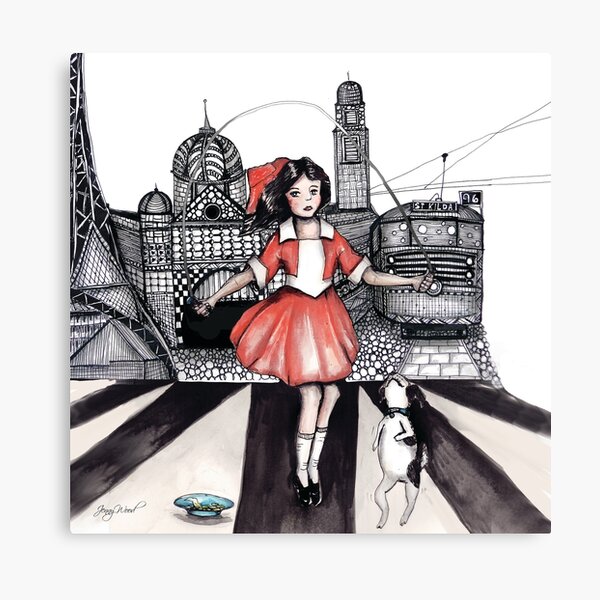 Item preview, Skipping girl Melbourne little Audrey designed and sold by Jenny Wood.