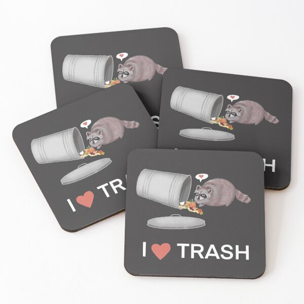 Item preview, I Heart Trash Panda Raccoon designed and sold by rachelleybell.