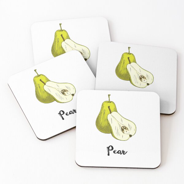 Item preview, Pear Fruit - Label Series designed and sold by cuteCREEPshop.