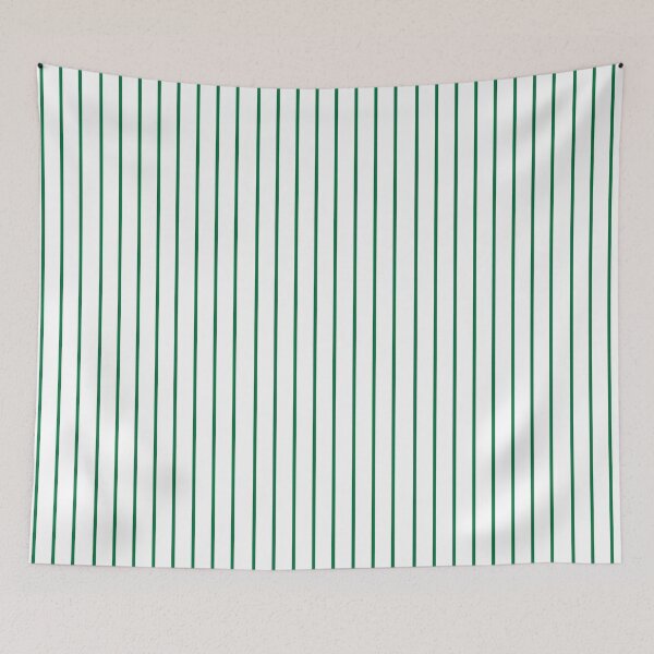 Item preview, Narrow green and white stripes designed and sold by LittleBettyMakes.