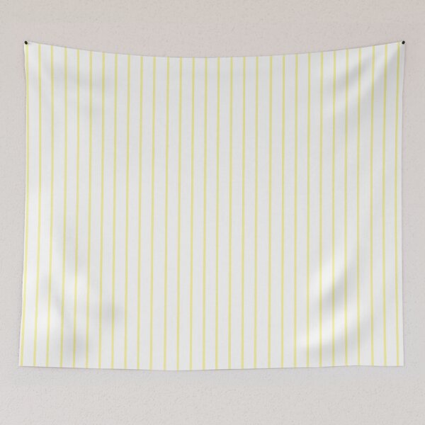 Item preview, Narrow yellow and white stripes designed and sold by LittleBettyMakes.