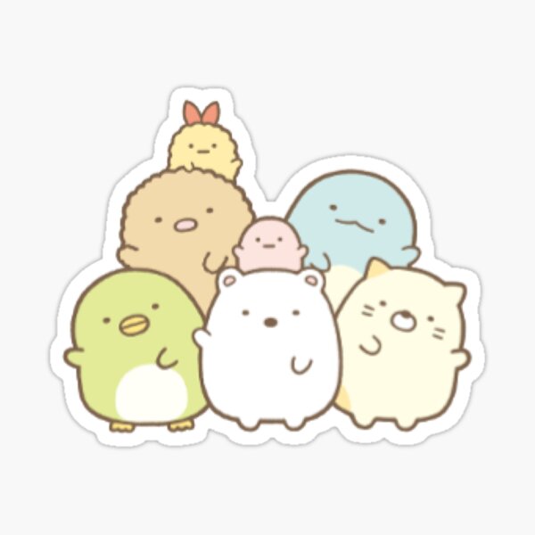 Item preview, Happy Waving Sumikko Gurashi Inspired Graphic designed and sold by katieeh21.