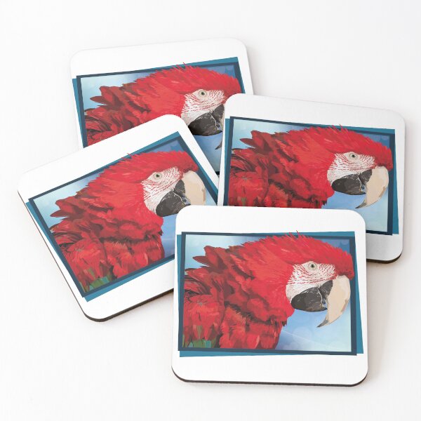 Item preview, red macaw designed and sold by obscurite.