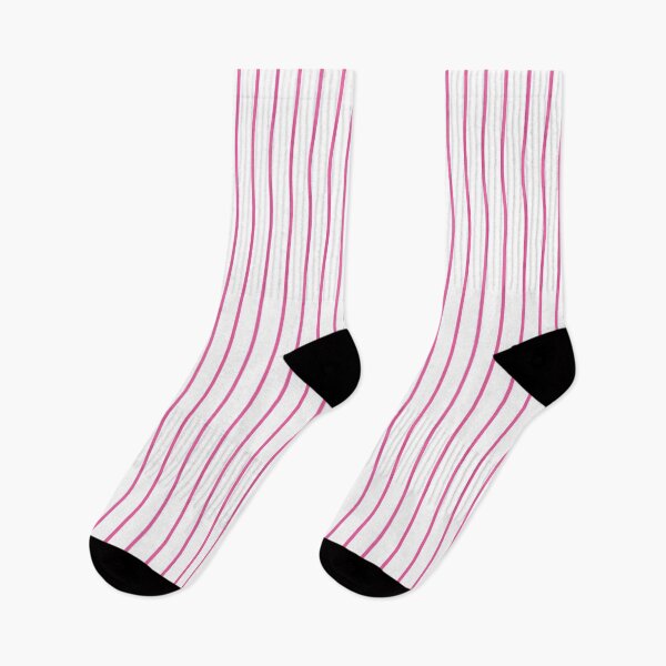 Item preview, Narrow deep pink and white stripes designed and sold by LittleBettyMakes.