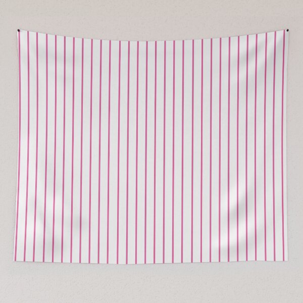 Item preview, Narrow deep pink and white stripes designed and sold by LittleBettyMakes.
