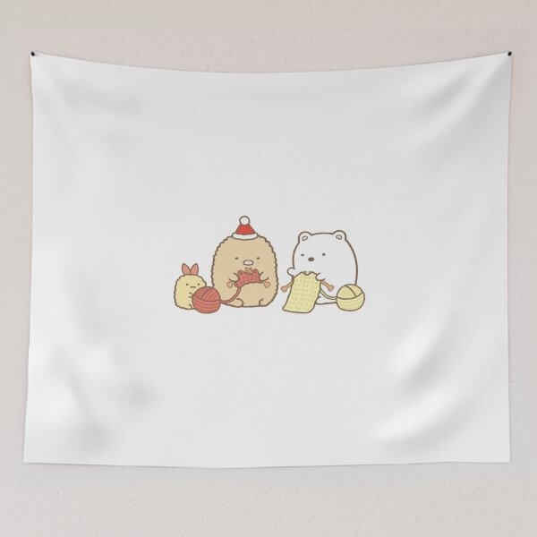 Item preview, Christmas Knitting Inspired Sumikko Gurashi Graphic designed and sold by katieeh21.