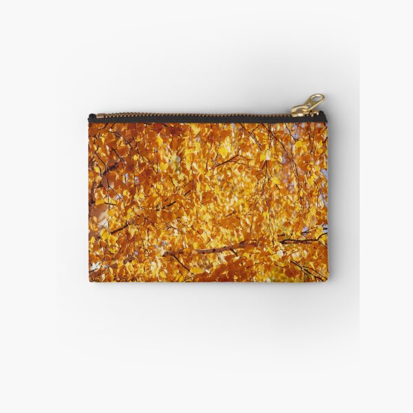 Item preview, Golden autumn foliage, scenic birch trees with orange and yellow leaves in the sunny forest. designed and sold by FENIO.