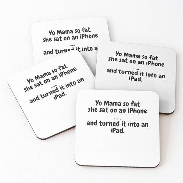 Item preview, Yo Mama Fat, iPad designed and sold by MeMerchNDice.