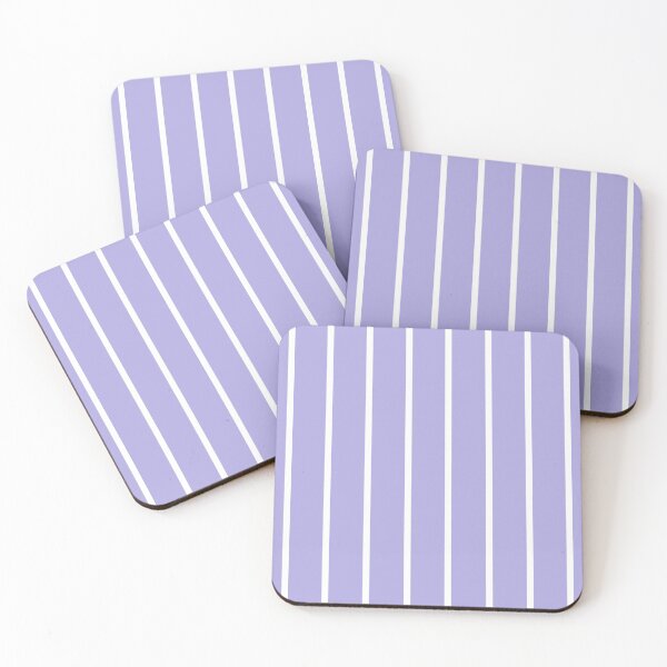 Item preview, Narrow lilac and white stripes 2 designed and sold by LittleBettyMakes.