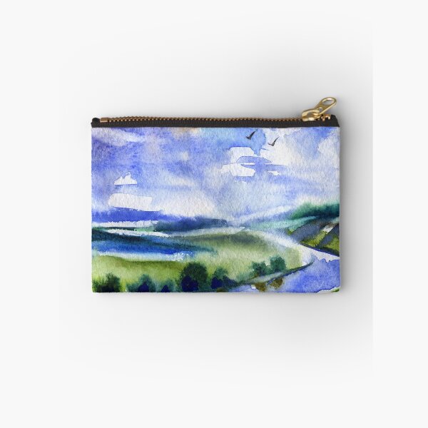 Item preview, Charming Watercolor Riverscape designed and sold by adortopia.