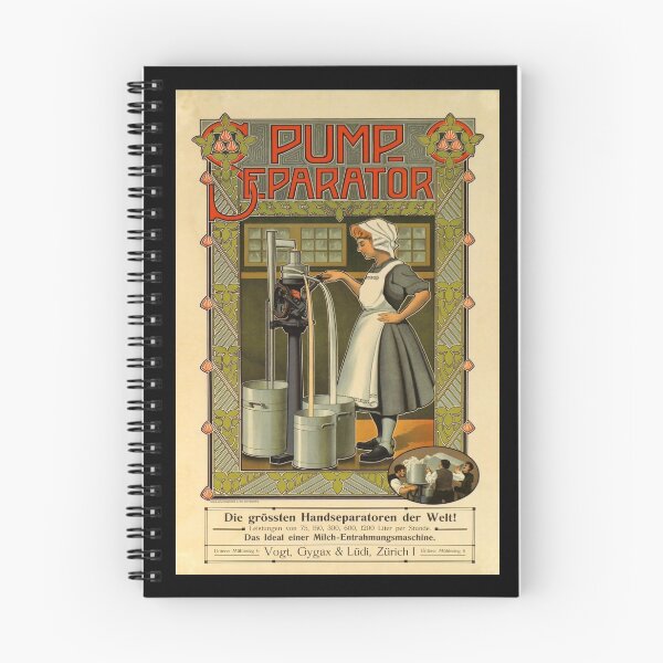 Item preview, retro pump separator die grossten handseparatoren des welt designed and sold by CorasPosters.