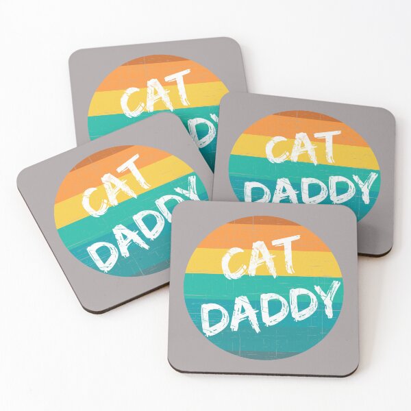 Item preview, Cat Daddy (white text, sunset circle) designed and sold by HamiltonmagicTs.
