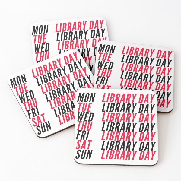 Item preview, Everyday Should Be Library Day (Mon, Tue, Wed, Thu, Fri, Sat, Sun) - Funny Booklovers  designed and sold by mind-illusions.