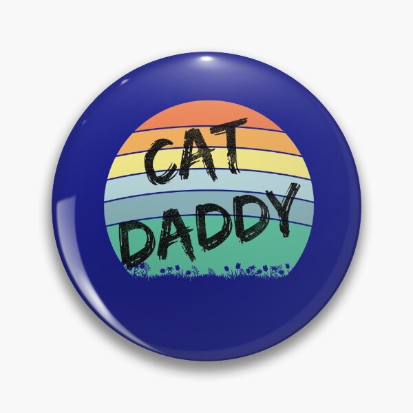 Item preview, Copy of Cat Daddy ((black text, sunset circle) designed and sold by HamiltonmagicTs.