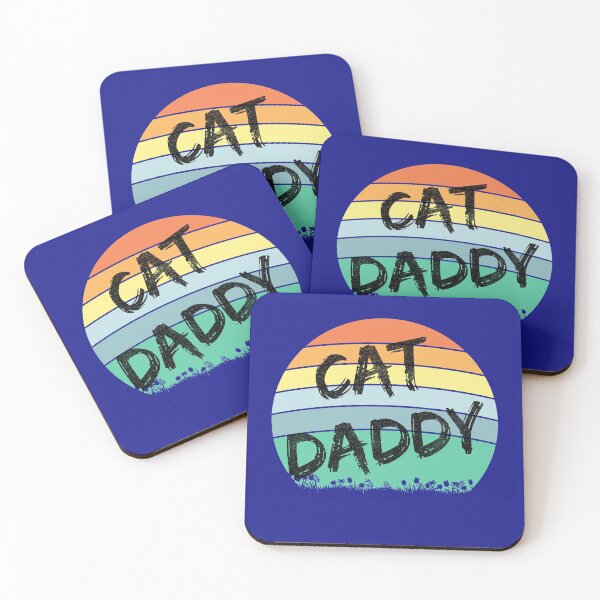 Item preview, Copy of Cat Daddy ((black text, sunset circle) designed and sold by HamiltonmagicTs.