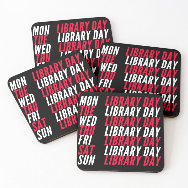 Item preview, Everyday Should Be Library Day (Mon, Tue, Wed, Thu, Fri, Sat, Sun) - Funny Booklovers  designed and sold by mind-illusions.