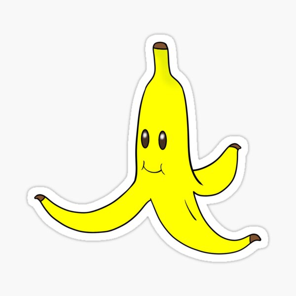 Bananenschale Sticker