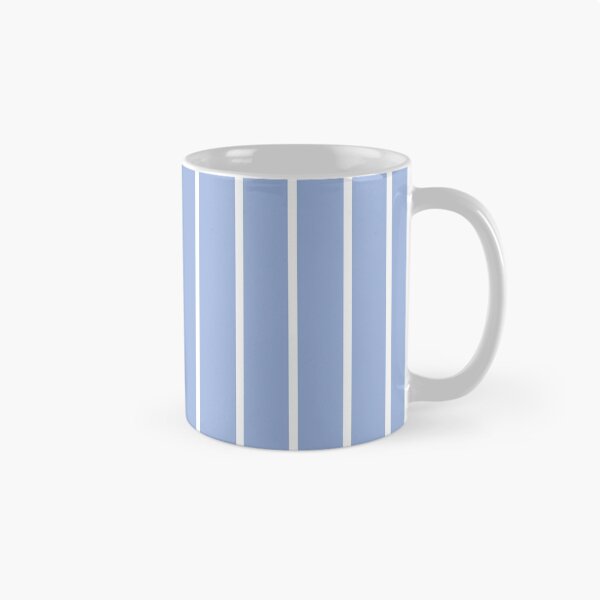 Aperçu de l'œuvre Fines rayures bleu ciel et blanches 2 créée et vendue par LittleBettyMakes.