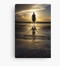January Sunset Canvas Print