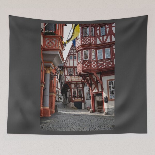 Item preview, Medieval Market Square - Bernkastel Germany designed and sold by Lucinda Walter.