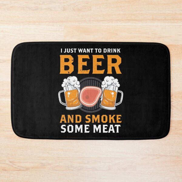 Item preview, 20200715 I Just Want To Drink Beer And Smoke Some Meat designed and sold by haselshirt.