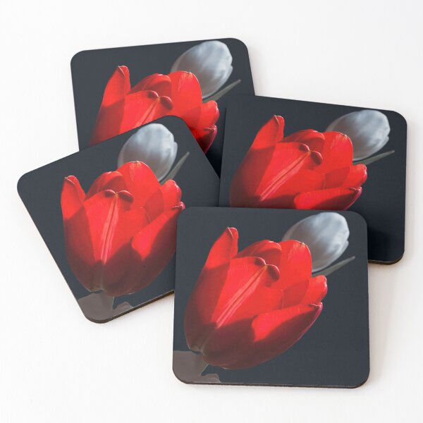 Item preview, Red tulip in light designed and sold by Laurence Bruneau.