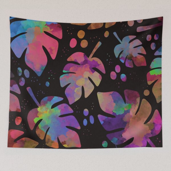 Item preview, Rainbow Tropical Leaves designed and sold by Walker Colors.