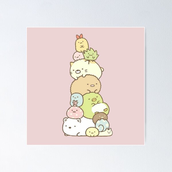Item preview, Happy Stacked Sumikko Gurashi Inspired Graphic designed and sold by katieeh21.