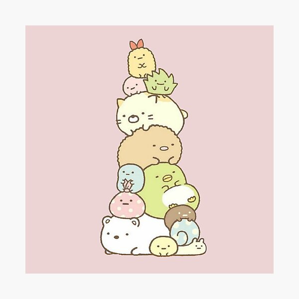 Item preview, Happy Stacked Sumikko Gurashi Inspired Graphic designed and sold by katieeh21.