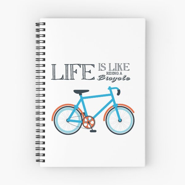 Item preview, Life is like riding a bicycle designed and sold by della95.
