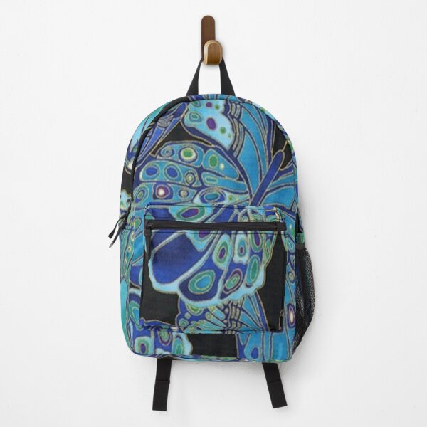 Item preview, Teal and Black Butterfly Pattern designed and sold by HavenDesign.