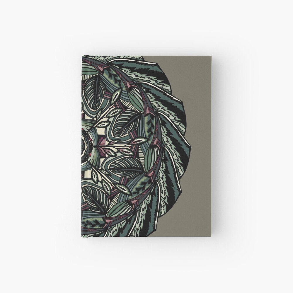 House Plants Mandala Hardcover Journal