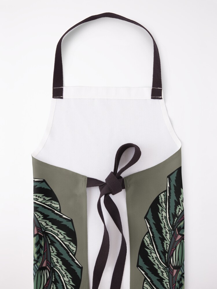 Alternate view of House Plants Mandala Apron