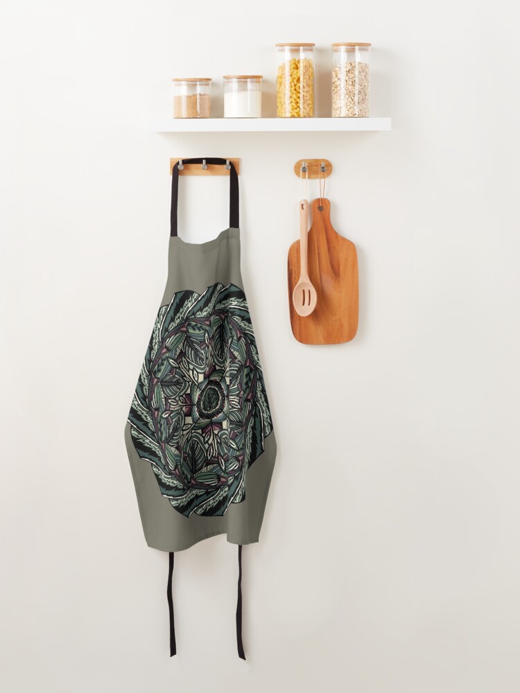 Alternate view of House Plants Mandala Apron